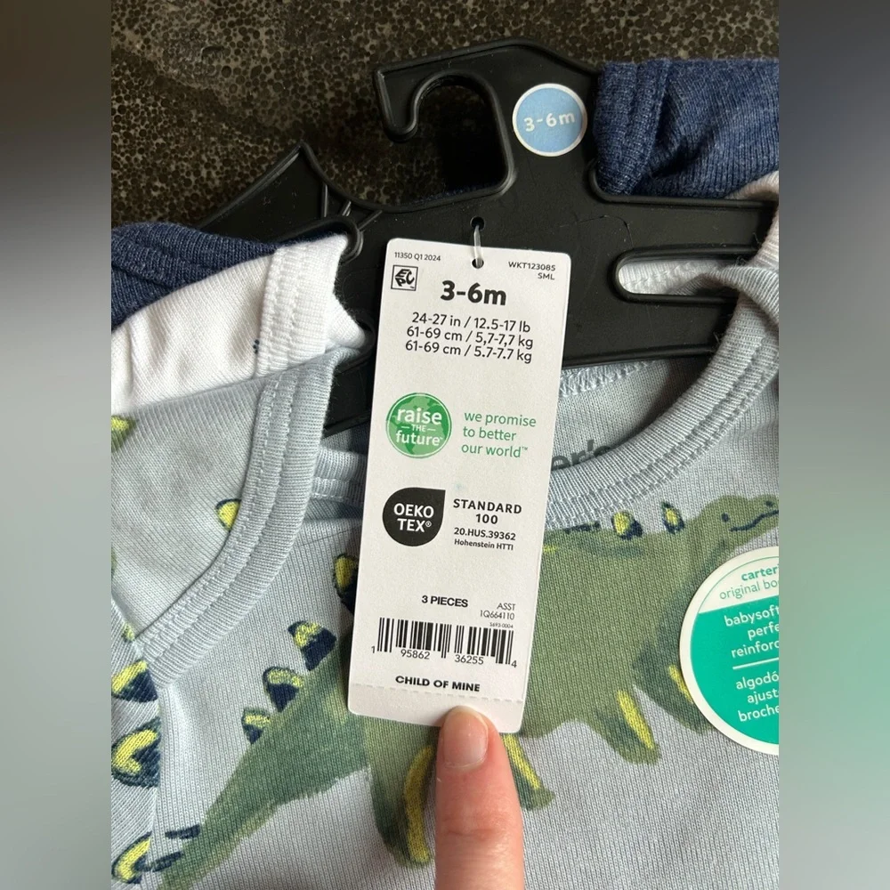 Carter's | Child of Mine Baby Onesies 3-Pack Size 3-6 Month
